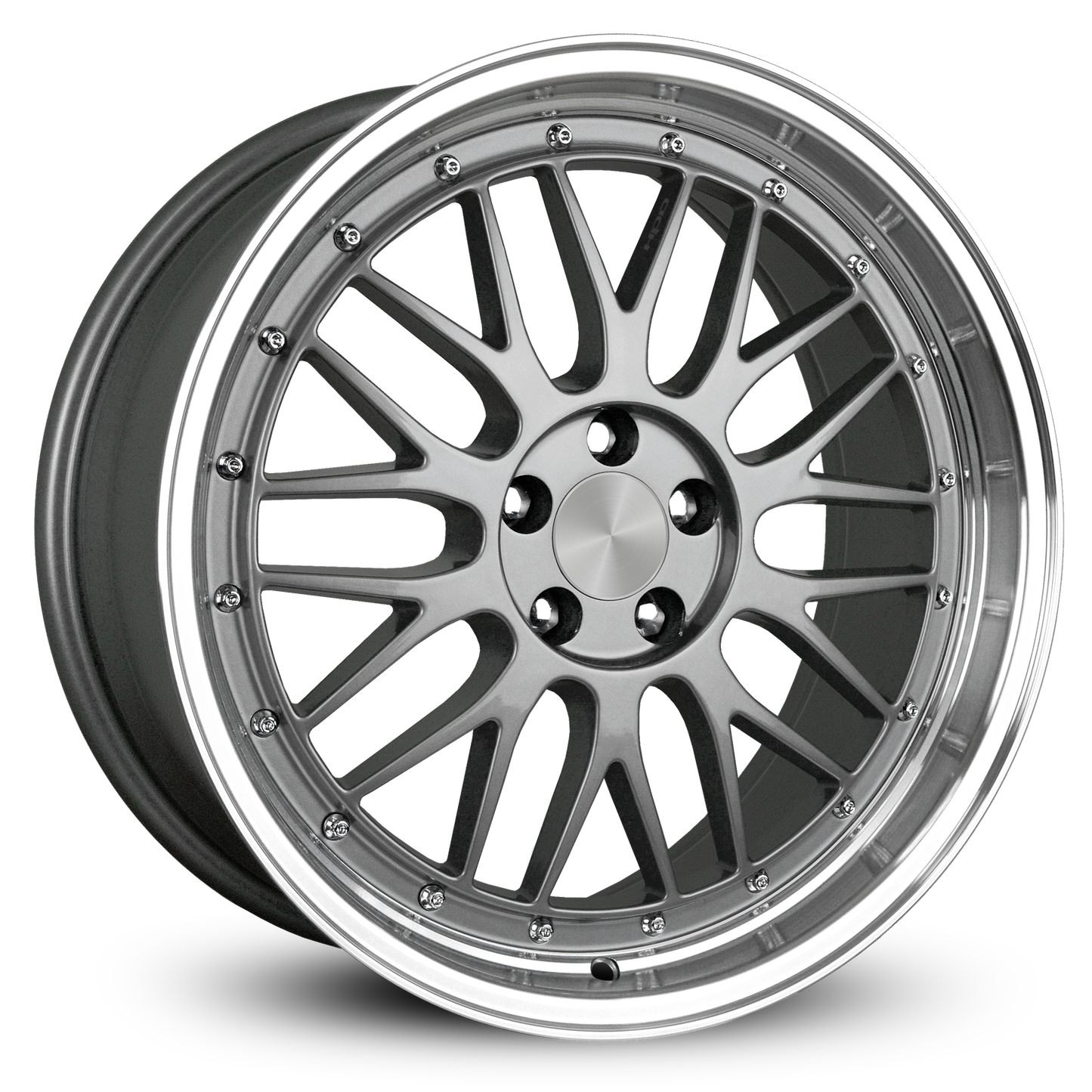 PRO TRAK | Gunmetal Polished Lip | 18x8.0 ( 5x100 )