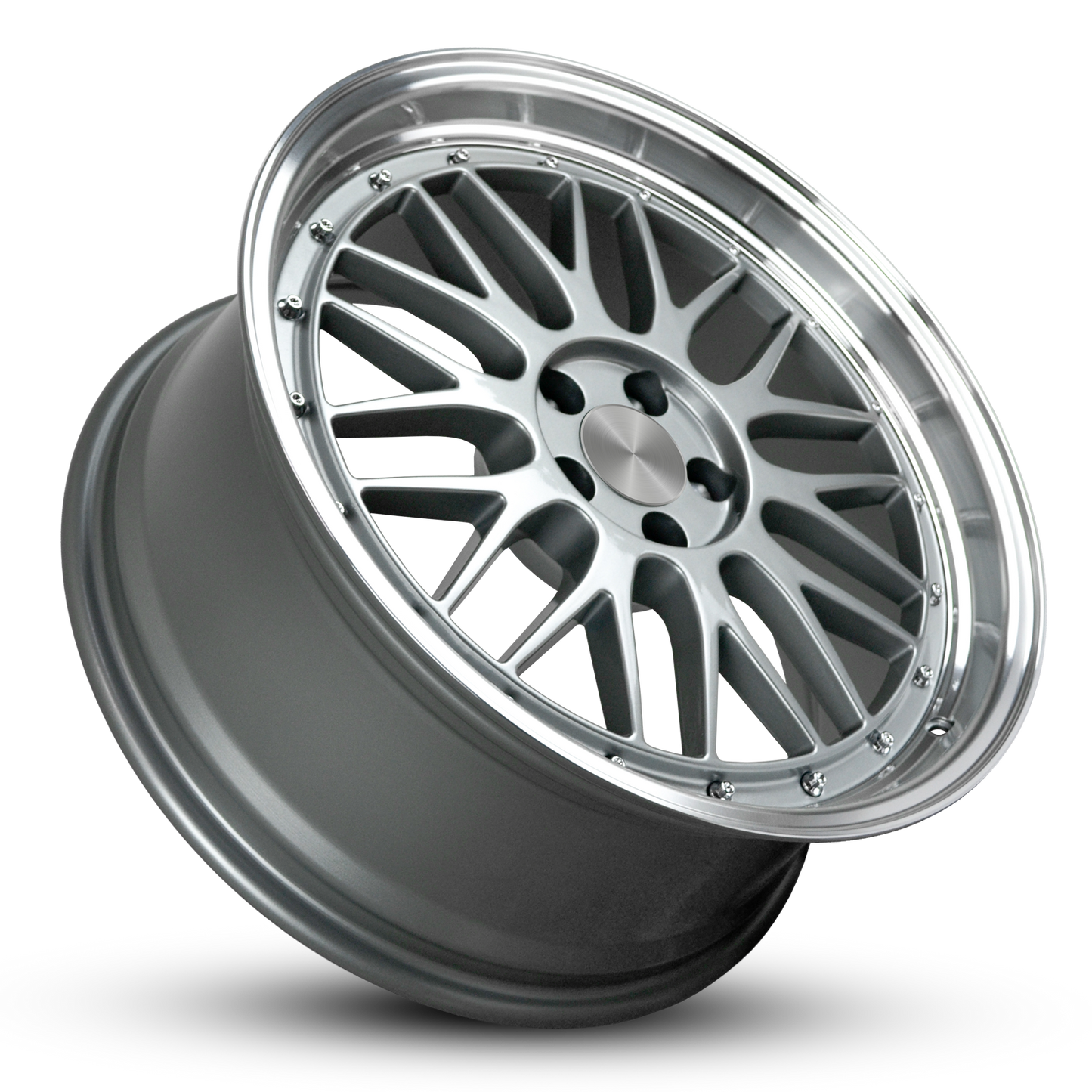 PRO TRAK | Gunmetal Polished Lip | 18x8.0 ( 5x100 )