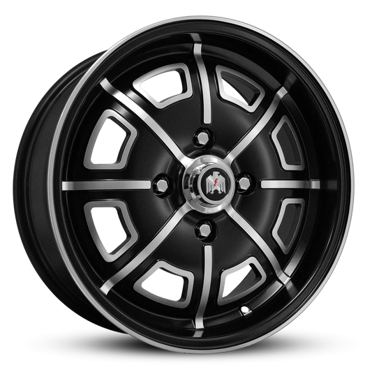 Pedrini | Satin Black Full Machined Face, Windows & Lip Edge